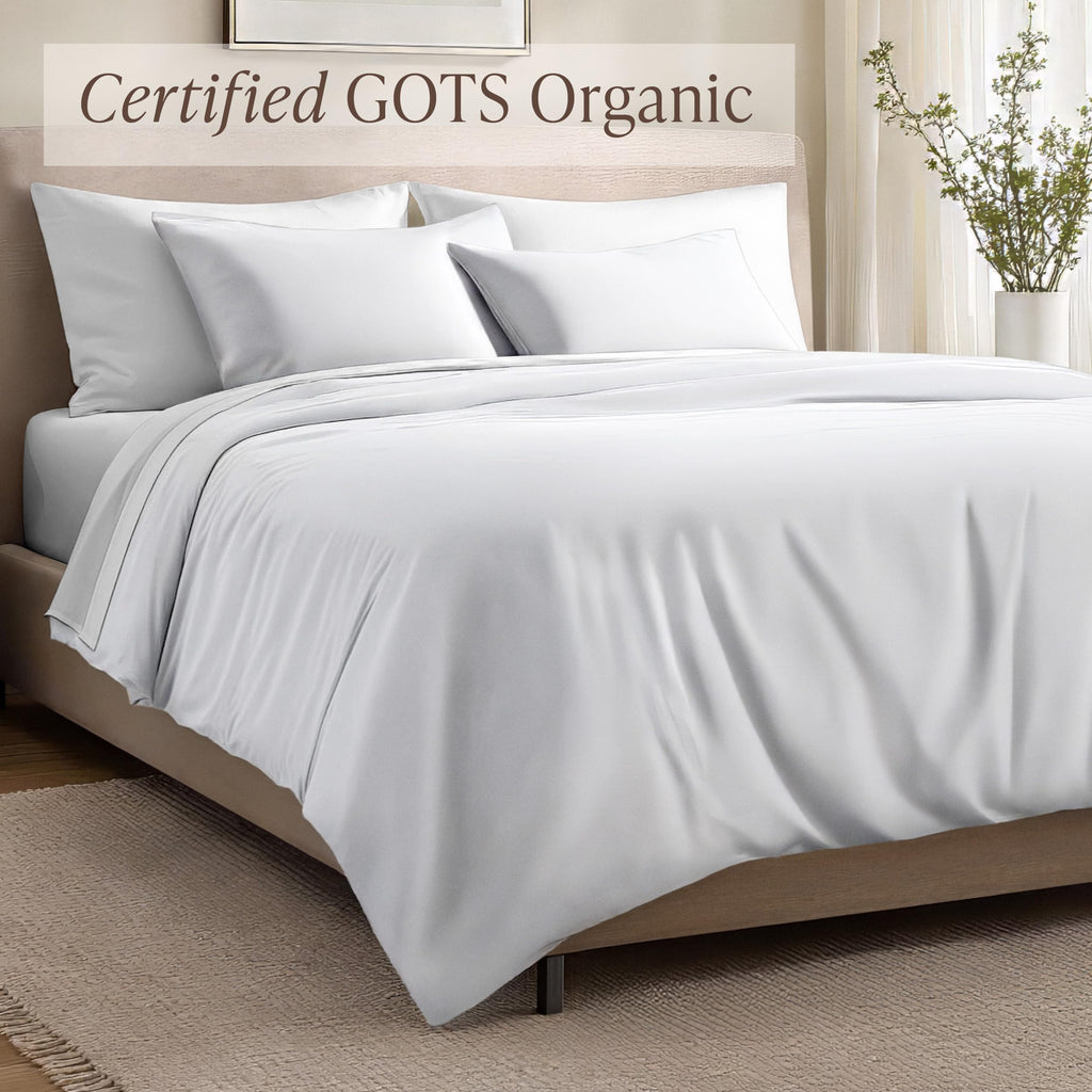 Bare Home Organic Cotton Sateen Duvet Set