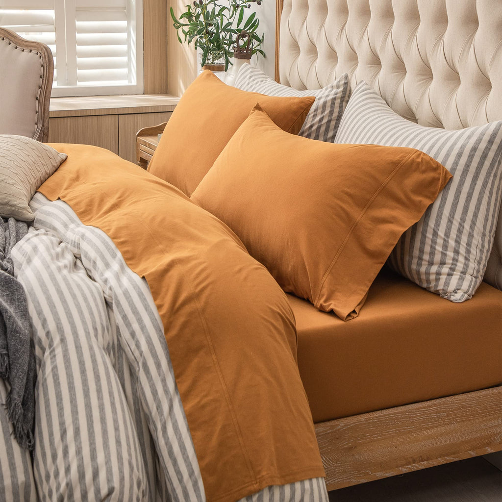 PURE ERA Jersey Knit Sheet Set