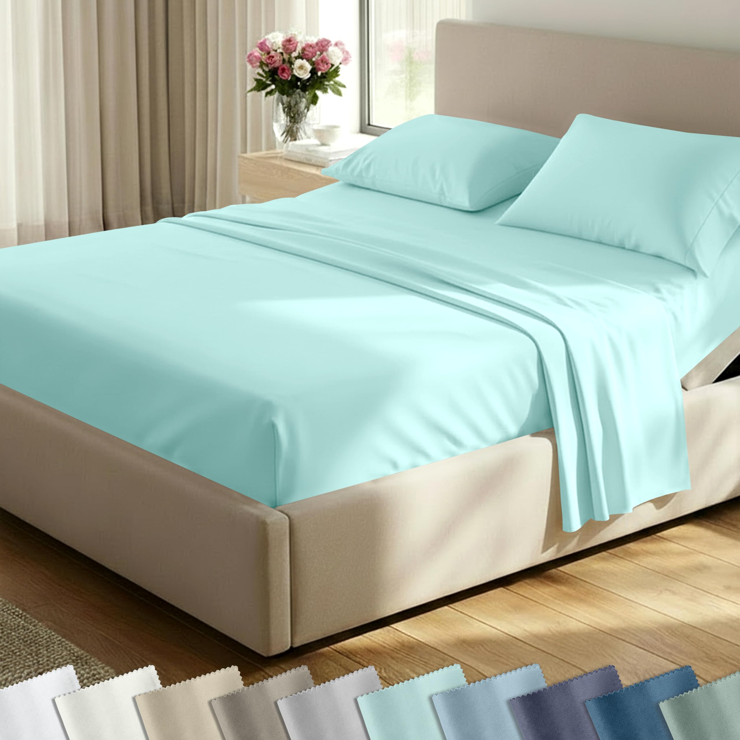 California Design Den 400 TC Sheet Set Pillowcase-and-Sheet-Sets