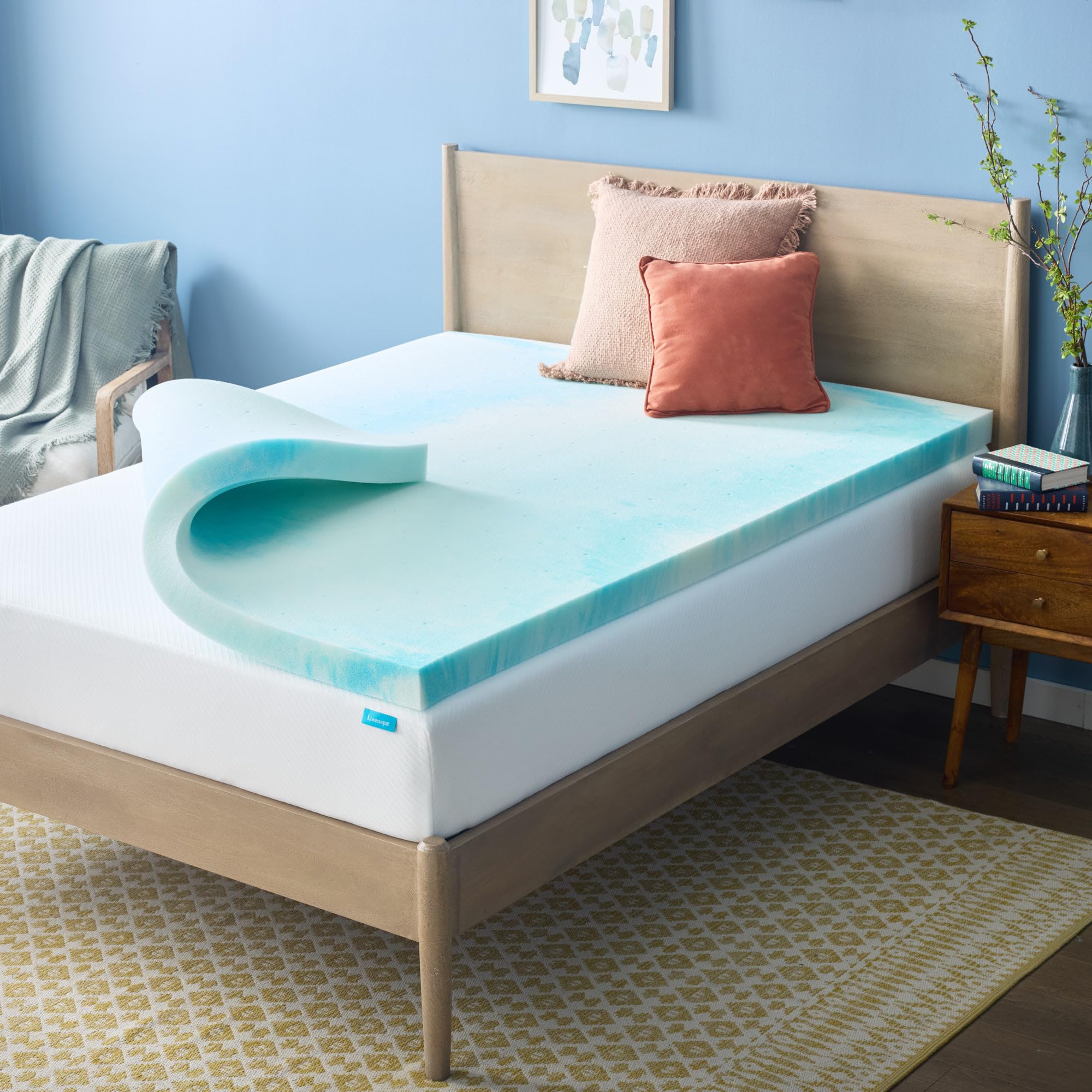Linenspa Memory Foam Mattress Topper