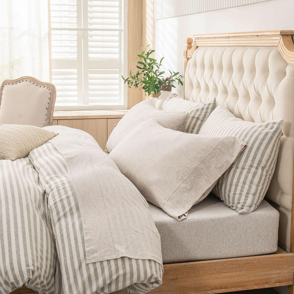 PURE ERA Jersey Knit Sheet Set