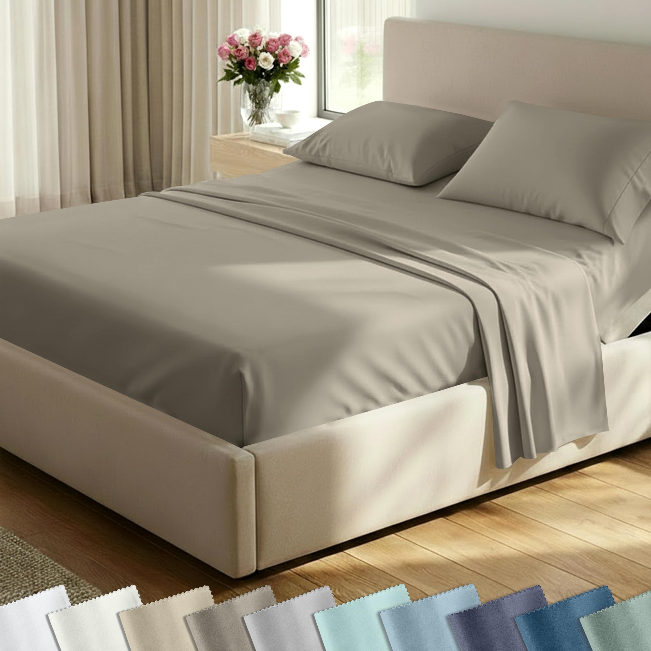 California Design Den 400 TC Sheet Set Pillowcase-and-Sheet-Sets