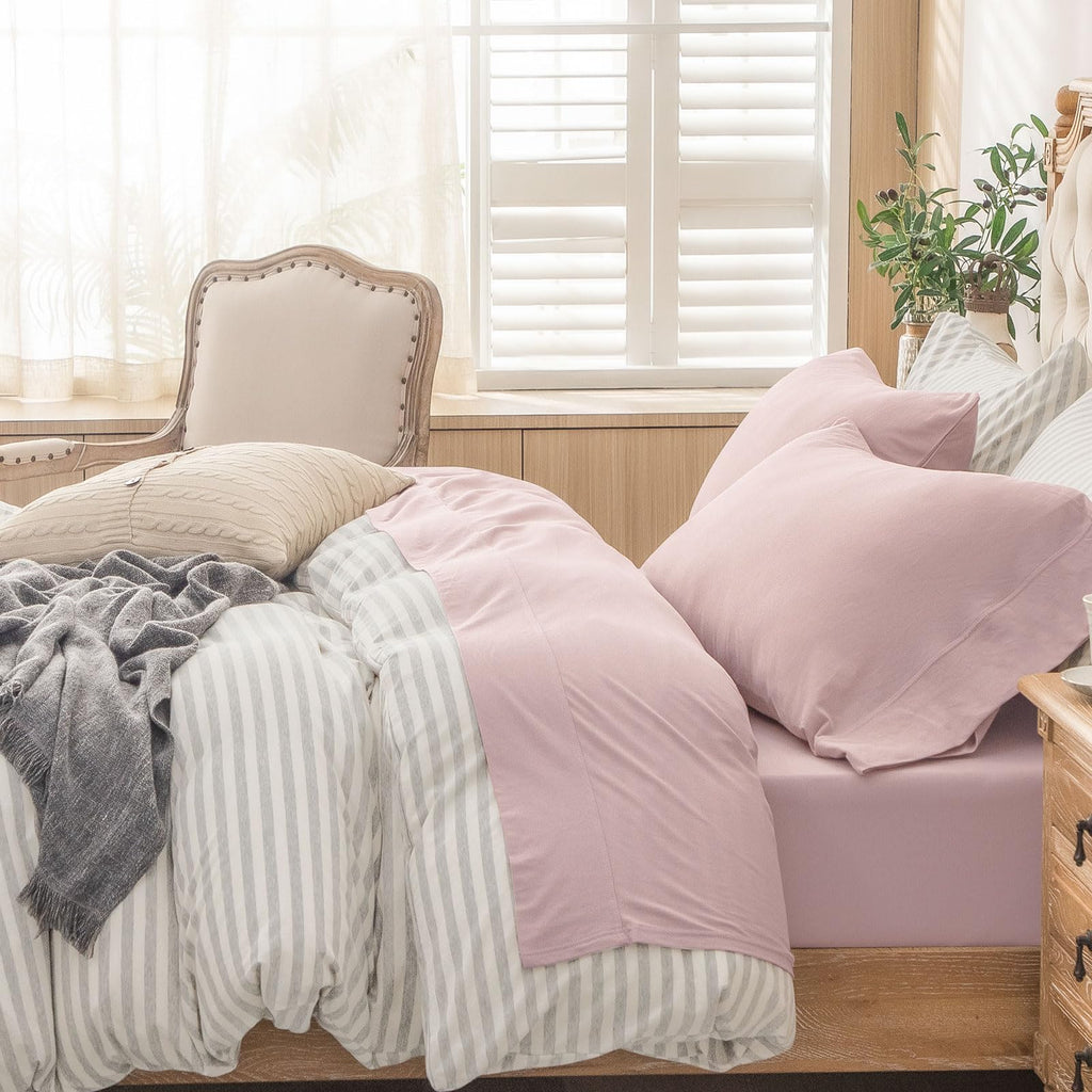 PURE ERA Jersey Knit Sheet Set