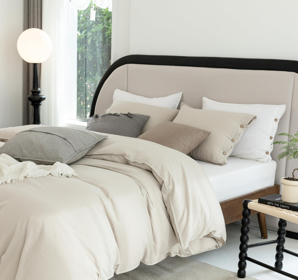 Talasily Linen Duvet Cover Set