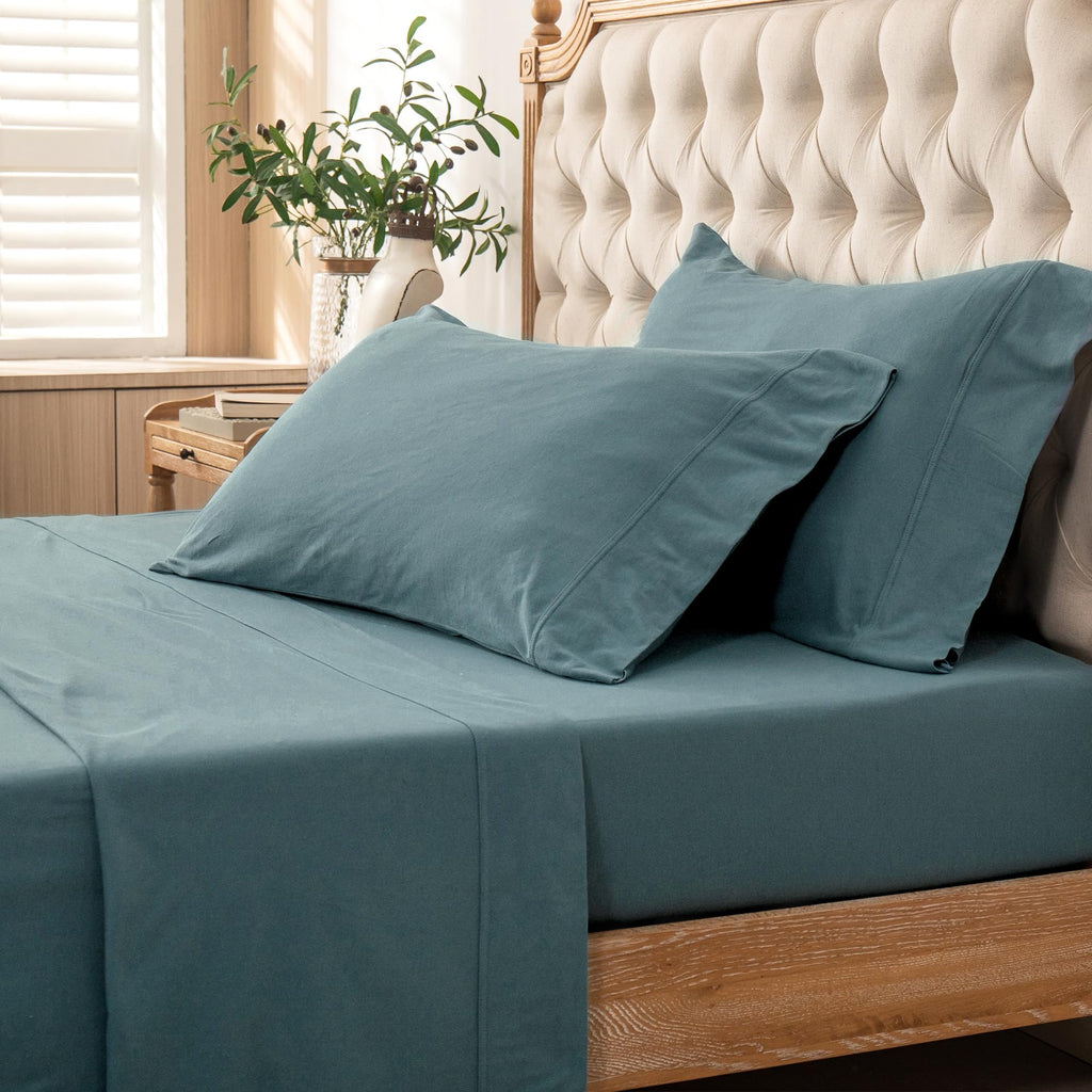 PURE ERA Jersey Knit Sheet Set
