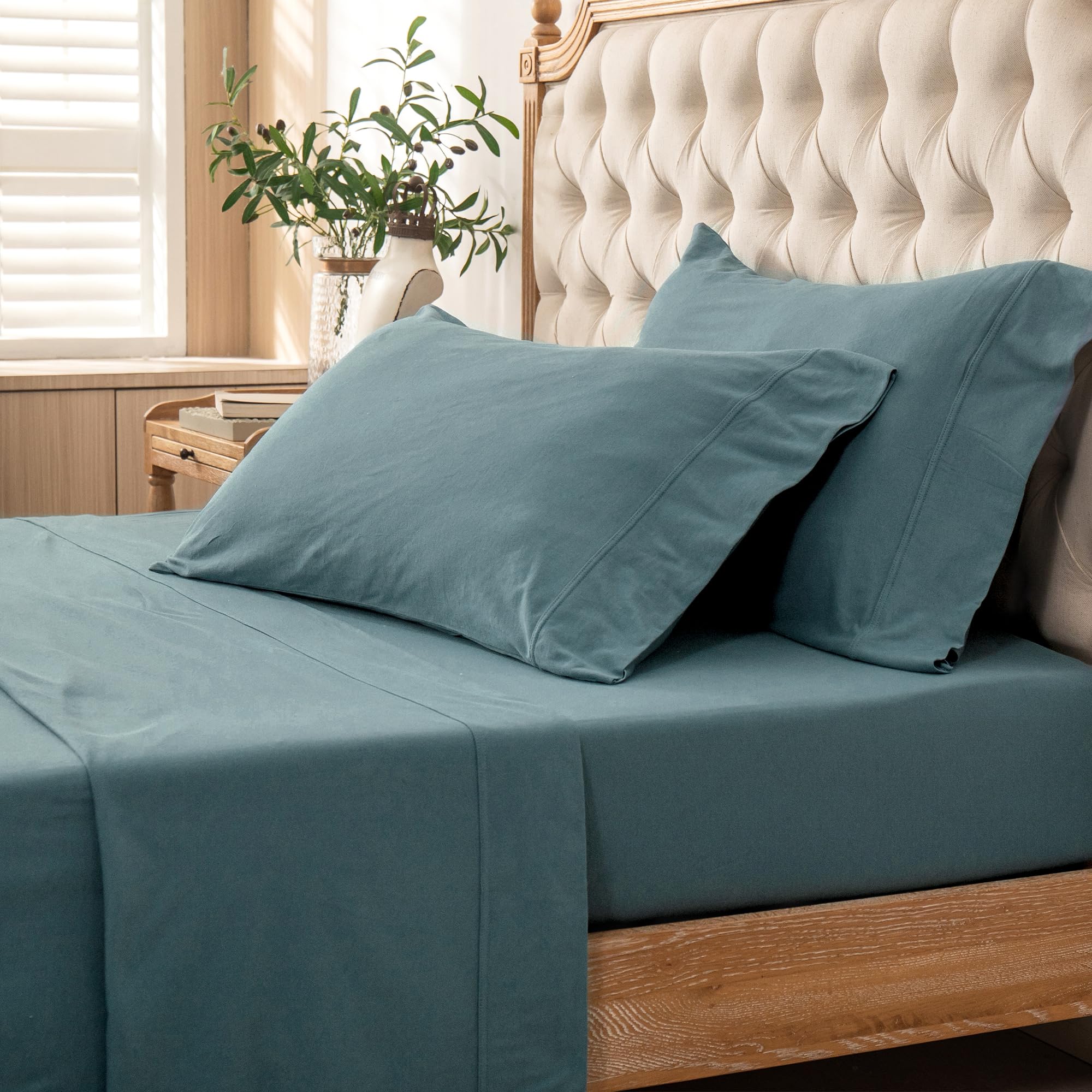 PURE ERA Jersey Knit Sheet Set