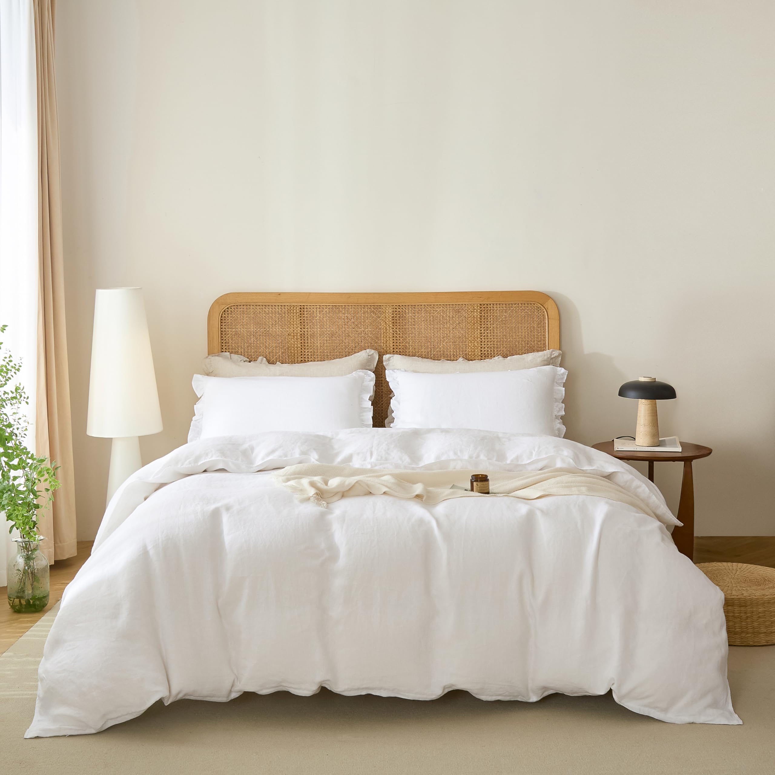 Talasily Linen Duvet Cover Set