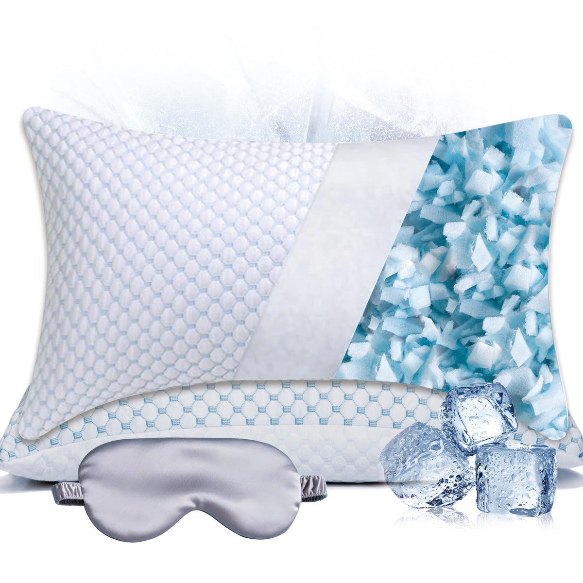 Adjustable Memory Foam Support Pillow