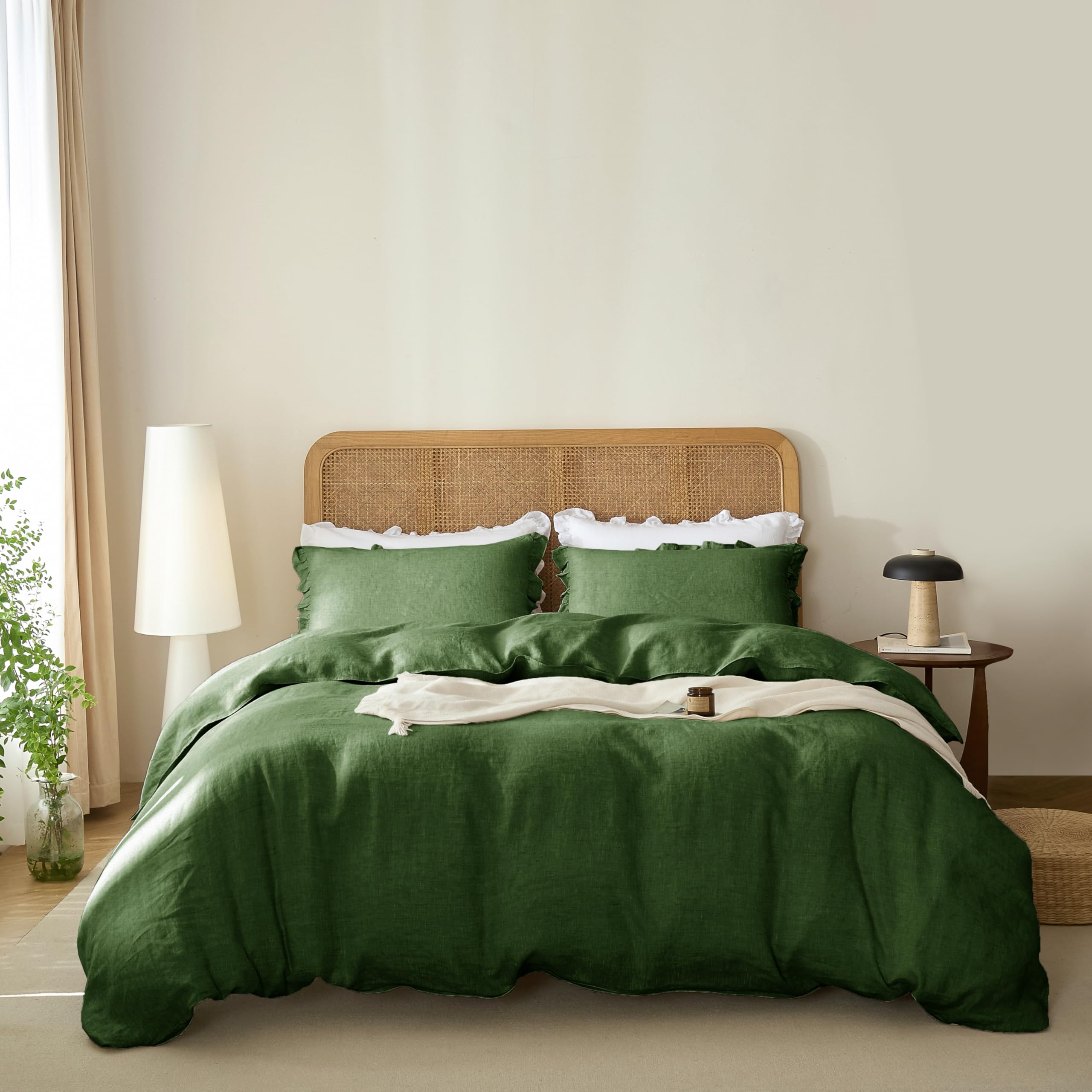 Talasily Linen Duvet Cover Set