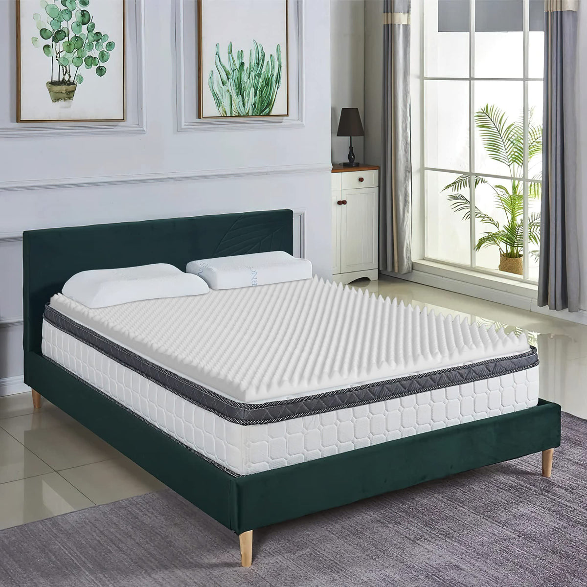 Zayton Premium Comfort Mattress Topper for Better Sleep