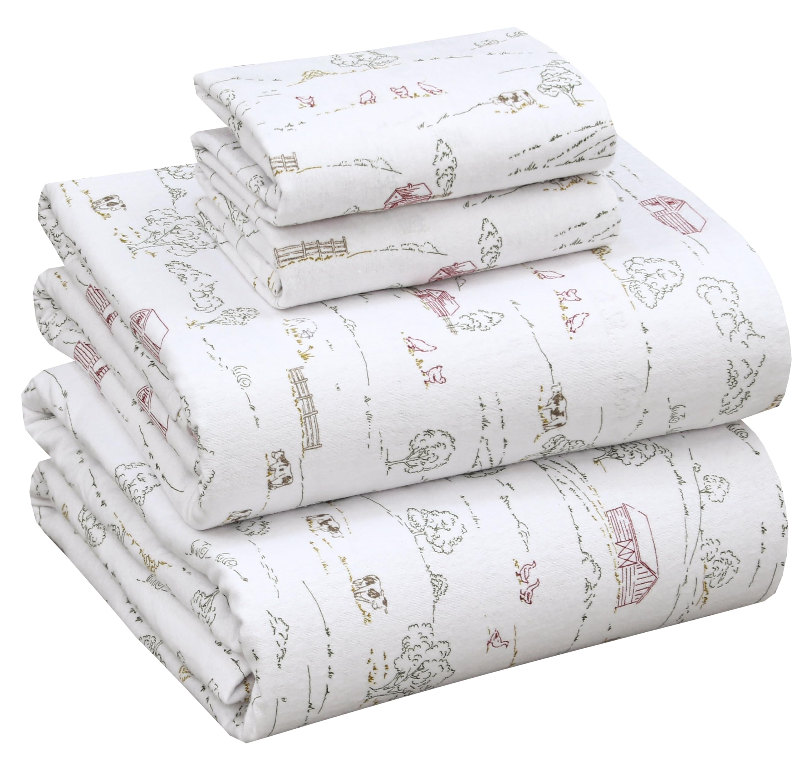 RUVANTI 100% Cotton Flannel Sheets Sets Main