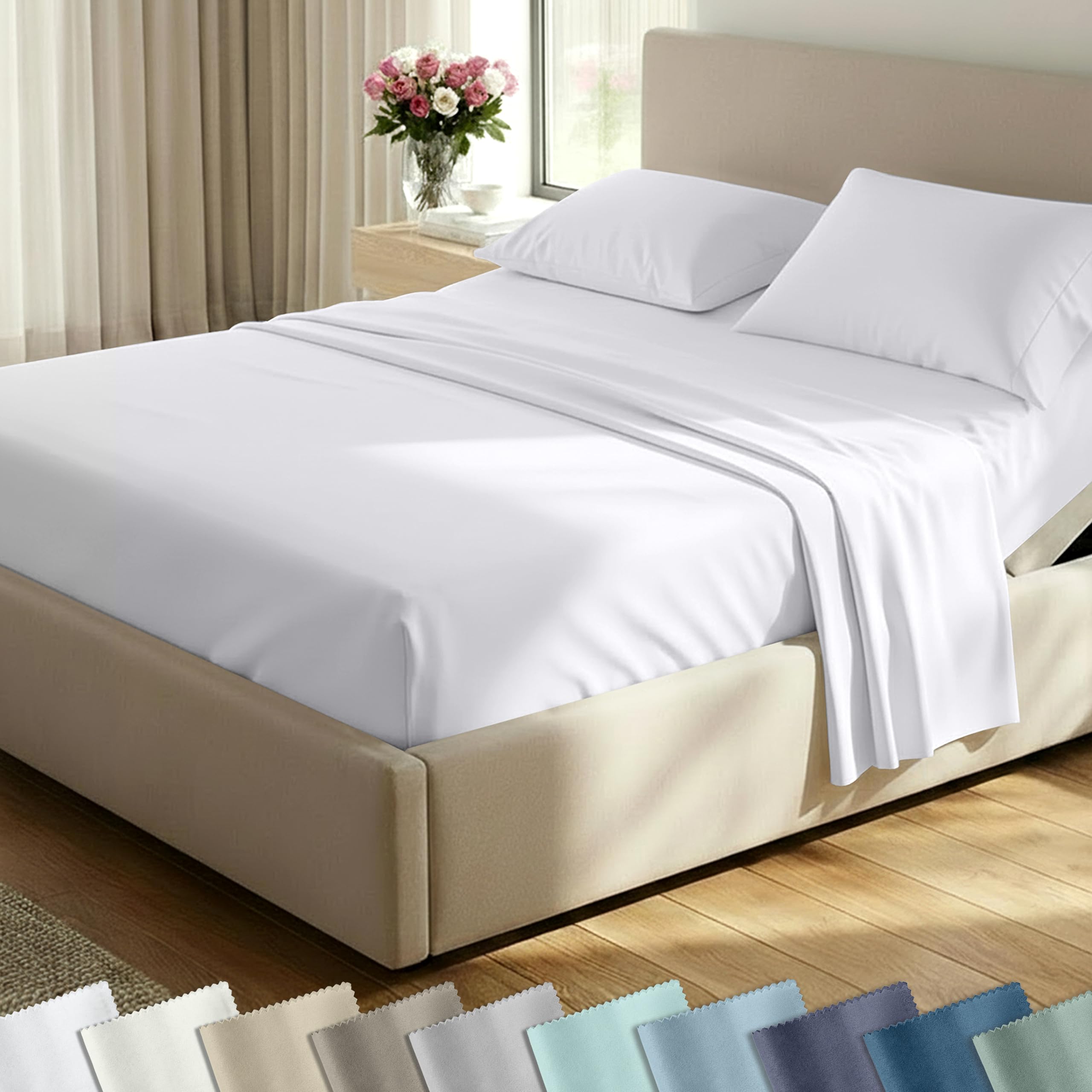 California Design Den 400 TC Sheet Set Pillowcase-and-Sheet-Sets