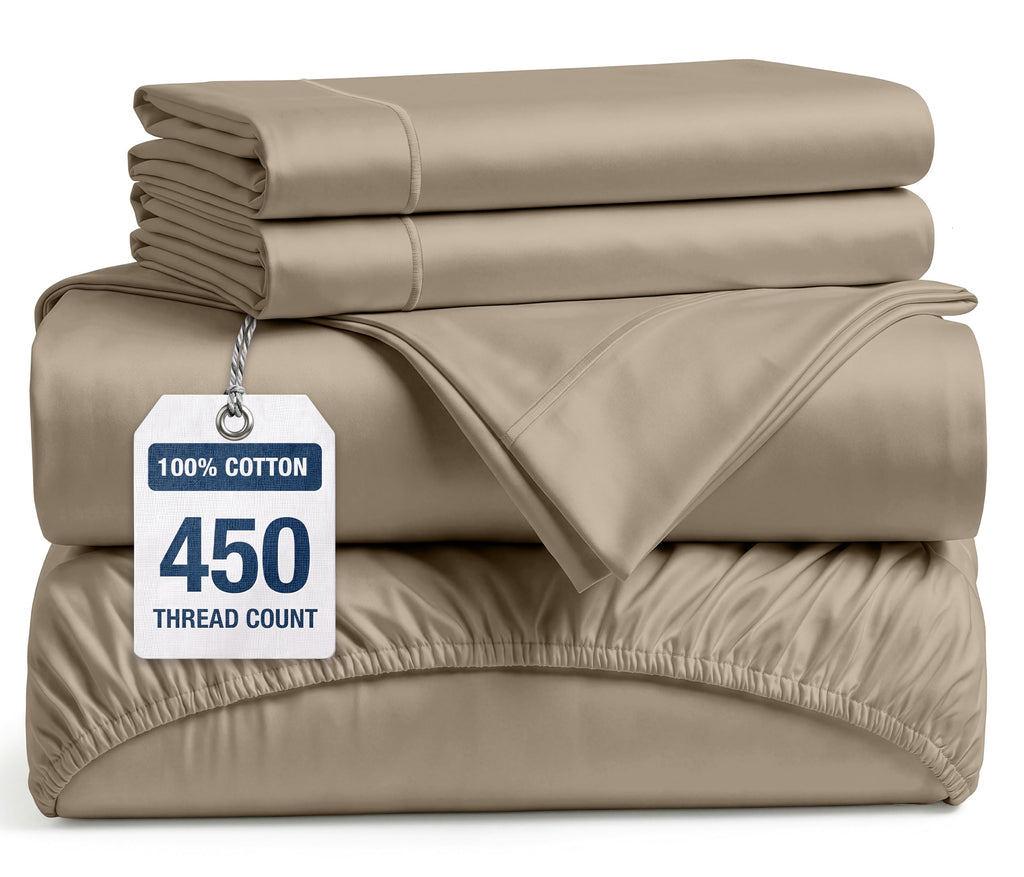 100% Cotton Sateen 500TC Sheet Set - Moonstruck
