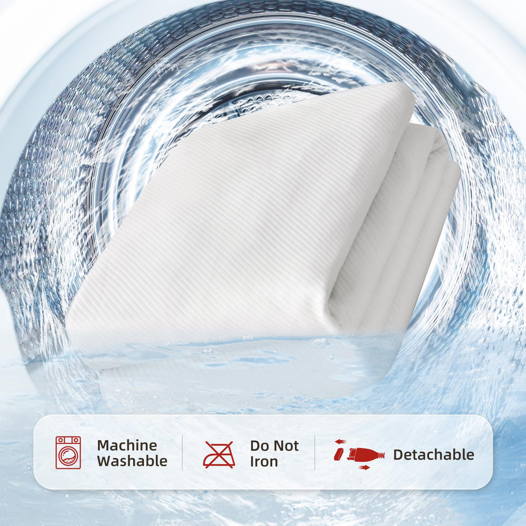 Ultra-Soft Cooling Mattress Topper for Full Back Support