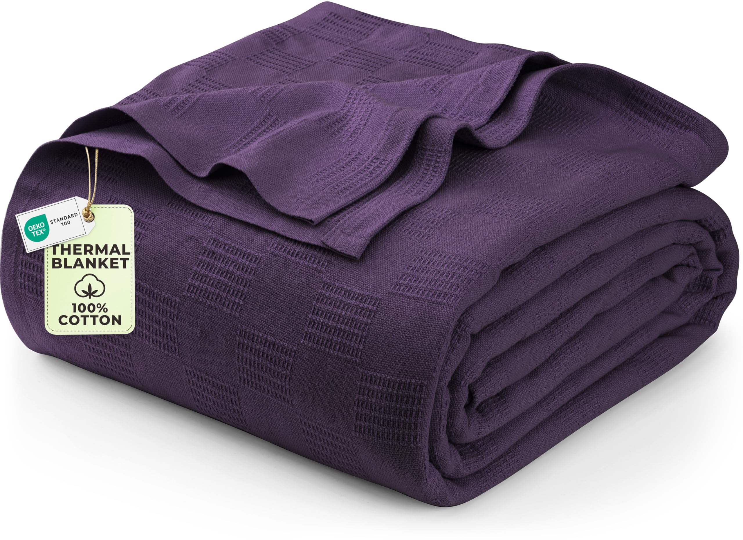 Utopia Bedding Cotton Thermal Blanket for Spring and Summer
