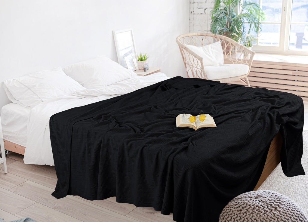 Utopia Bedding Cotton Thermal Blanket for Spring and Summer