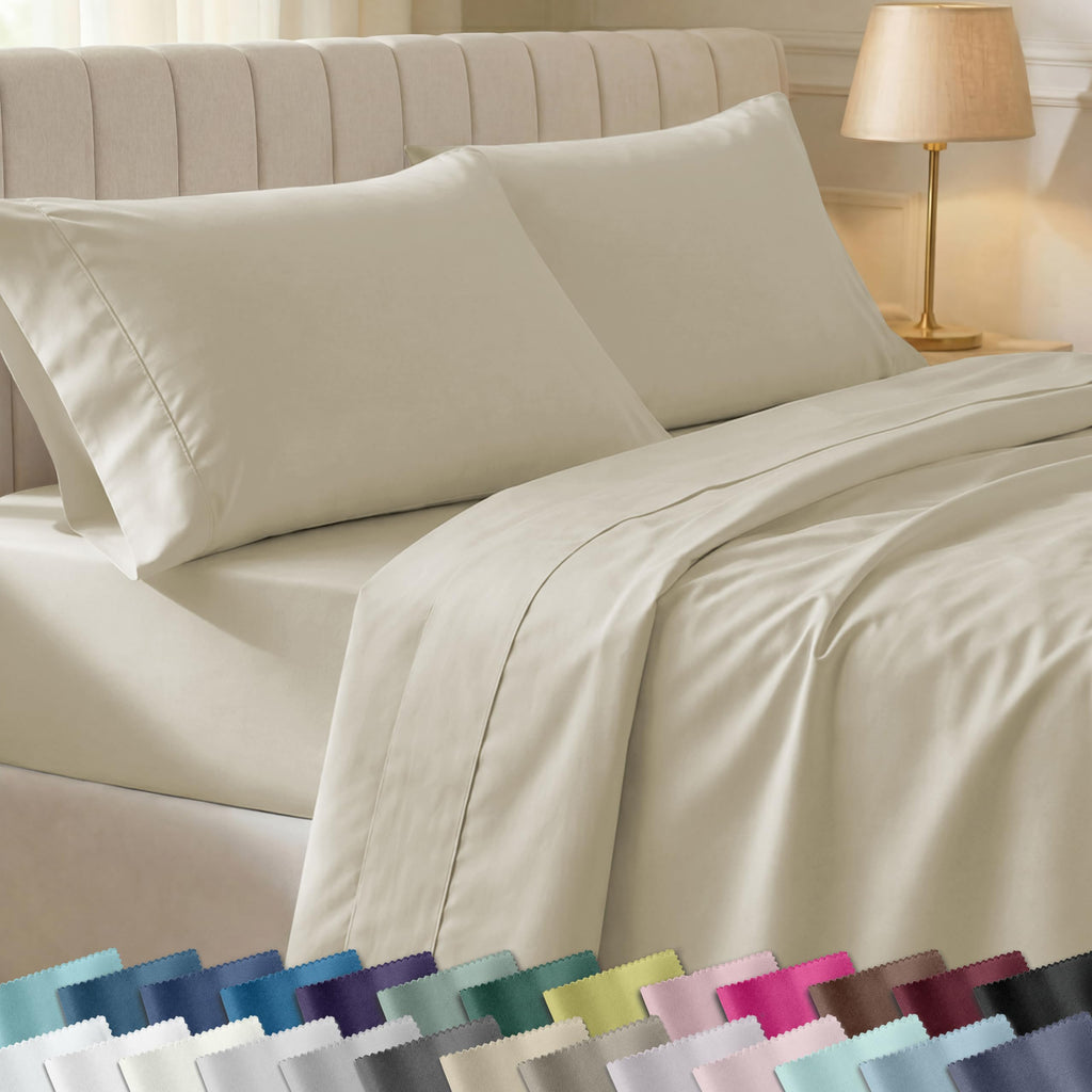 California Design Den 400 TC Sheet Set Pillowcase-and-Sheet-Sets