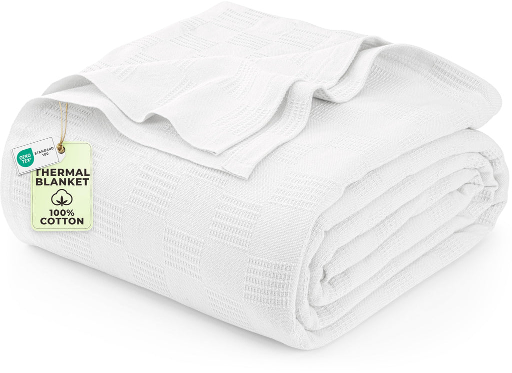 Utopia Bedding Cotton Thermal Blanket for Spring and Summer