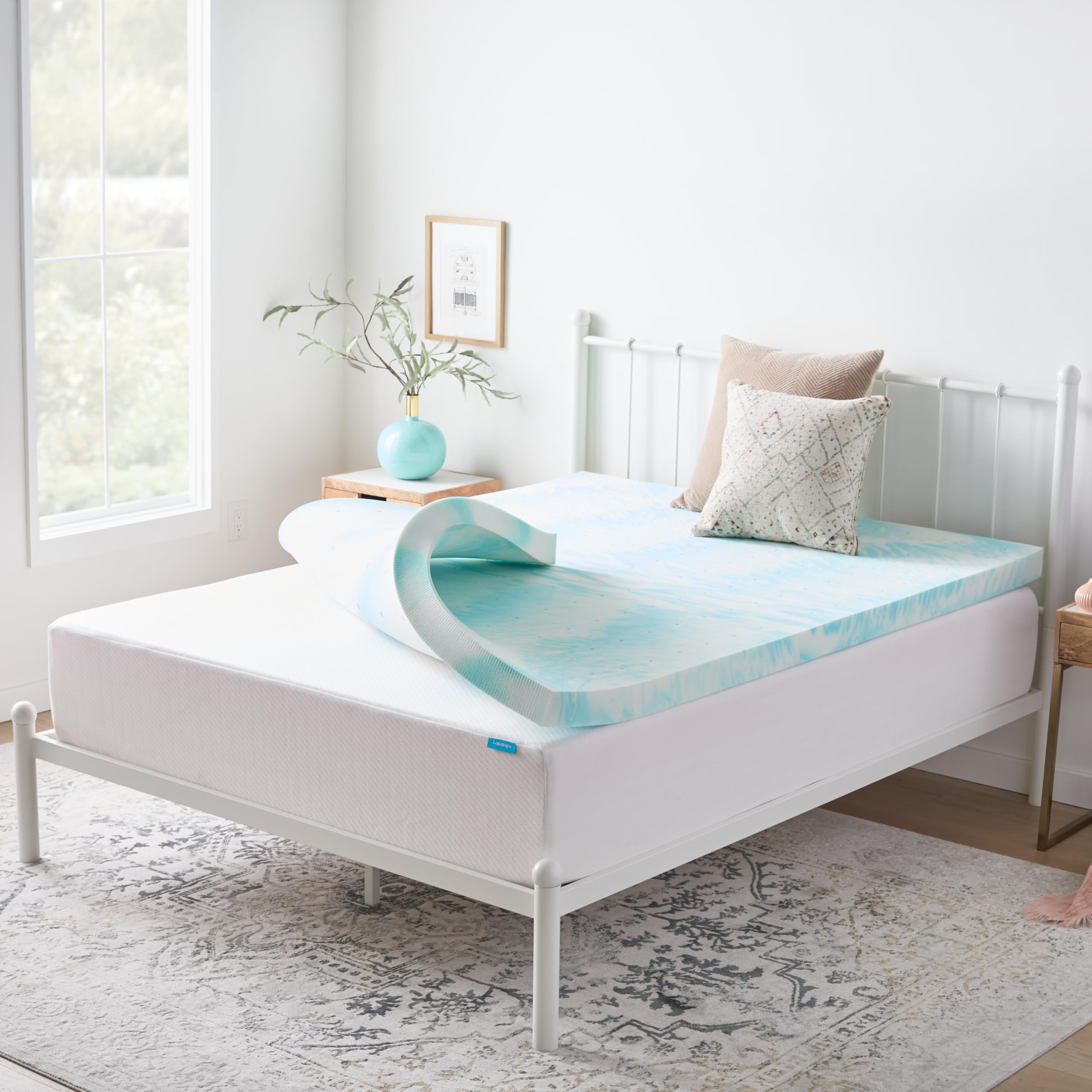 Linenspa Memory Foam Mattress Topper
