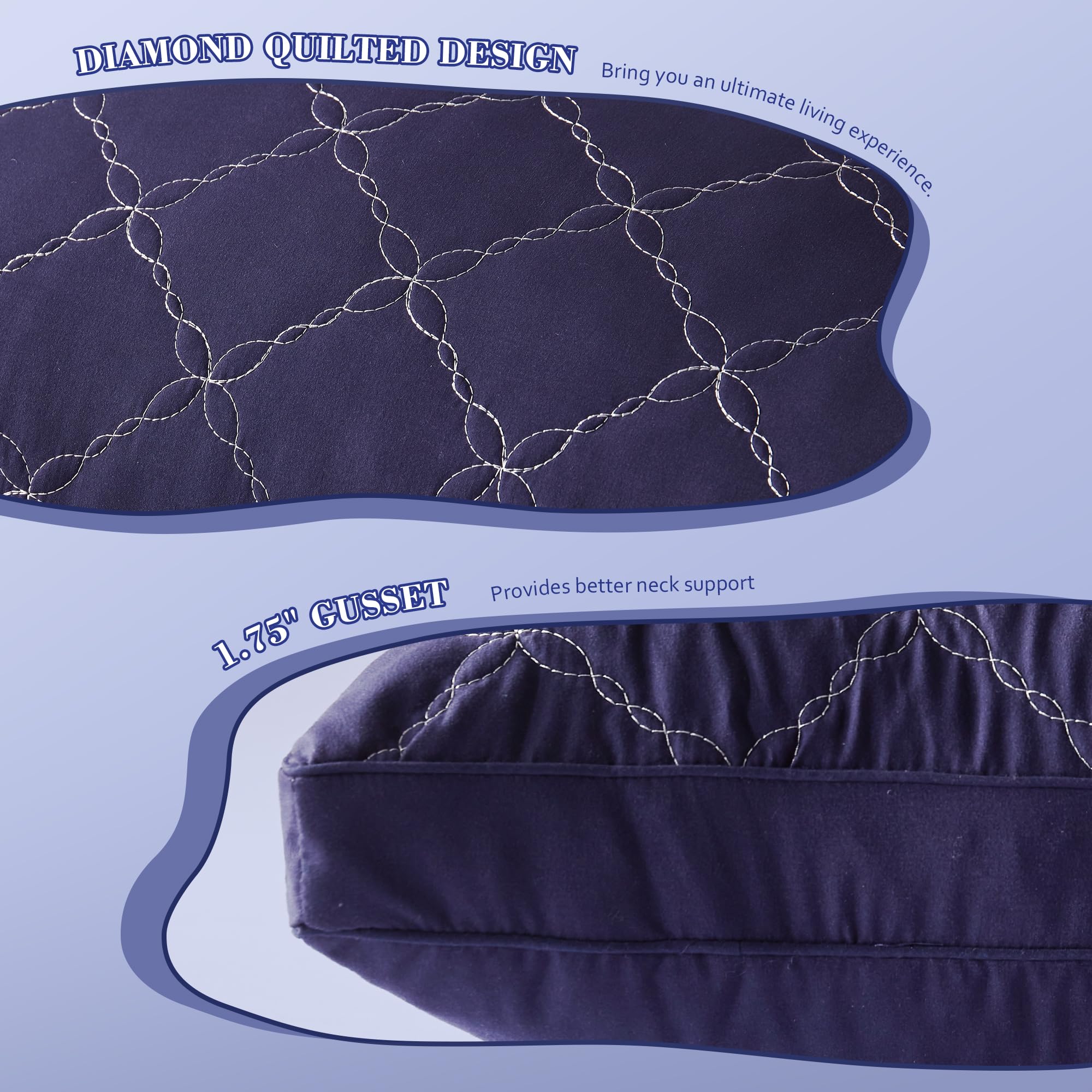 Decroom Memory Foam Body Pillow for Adults