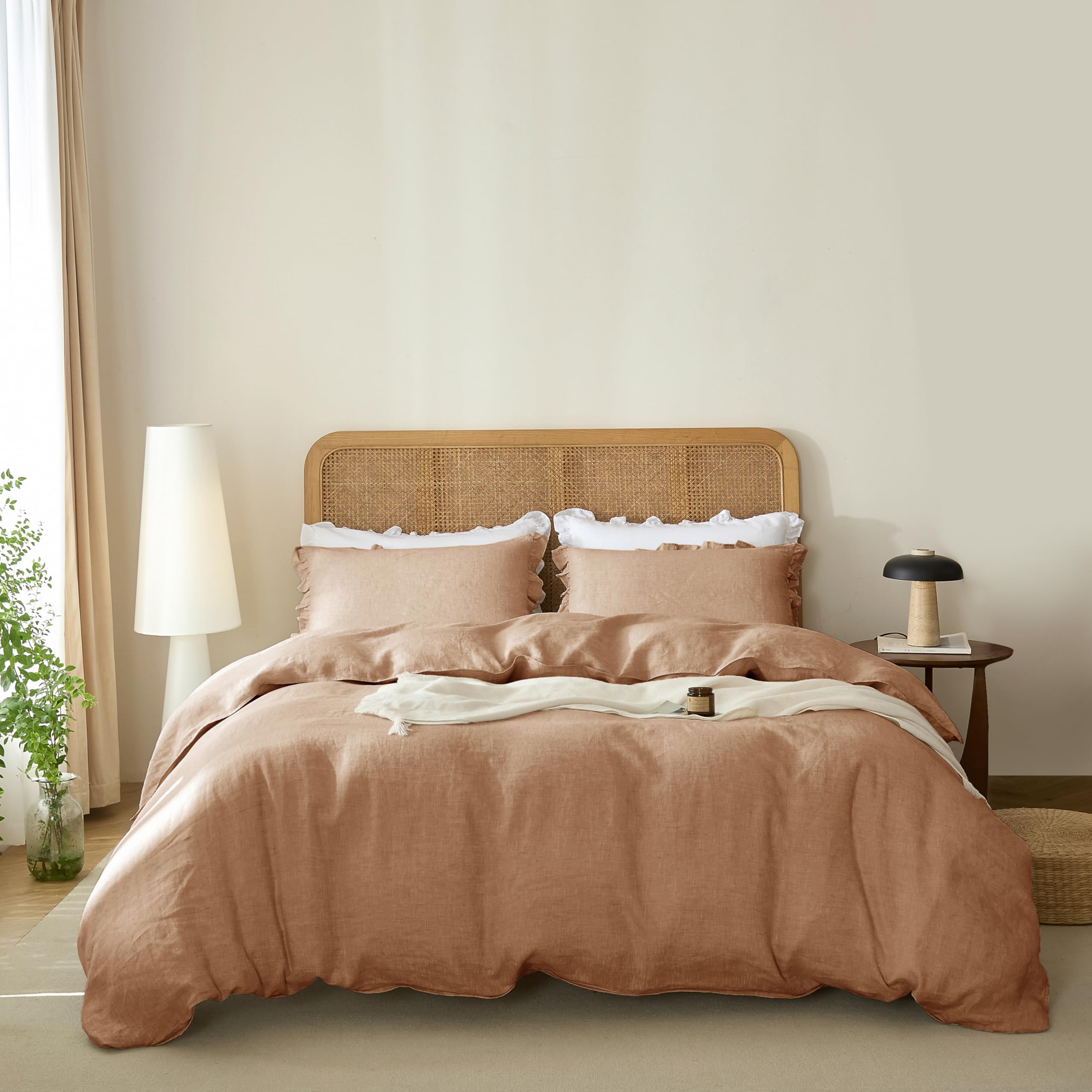 Talasily Linen Duvet Cover Set