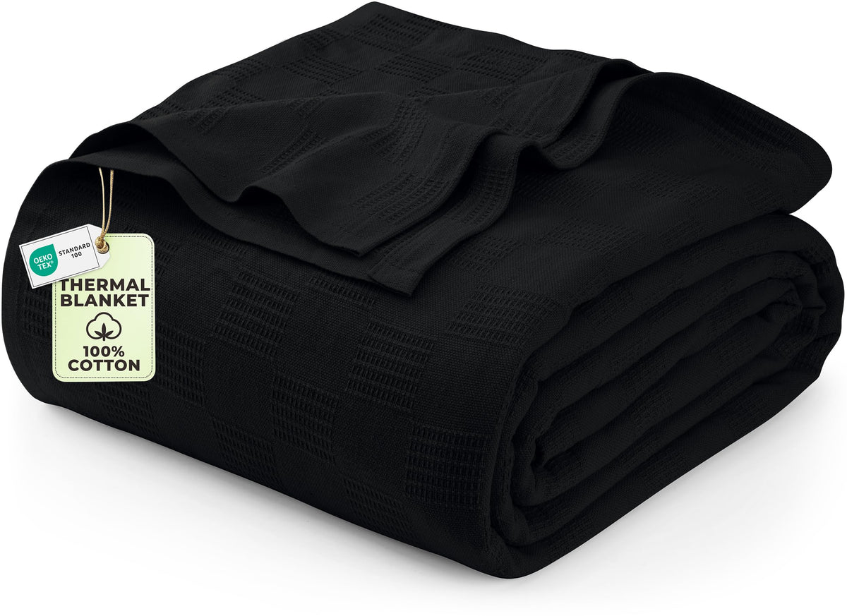Utopia Bedding Cotton Thermal Blanket for Spring and Summer