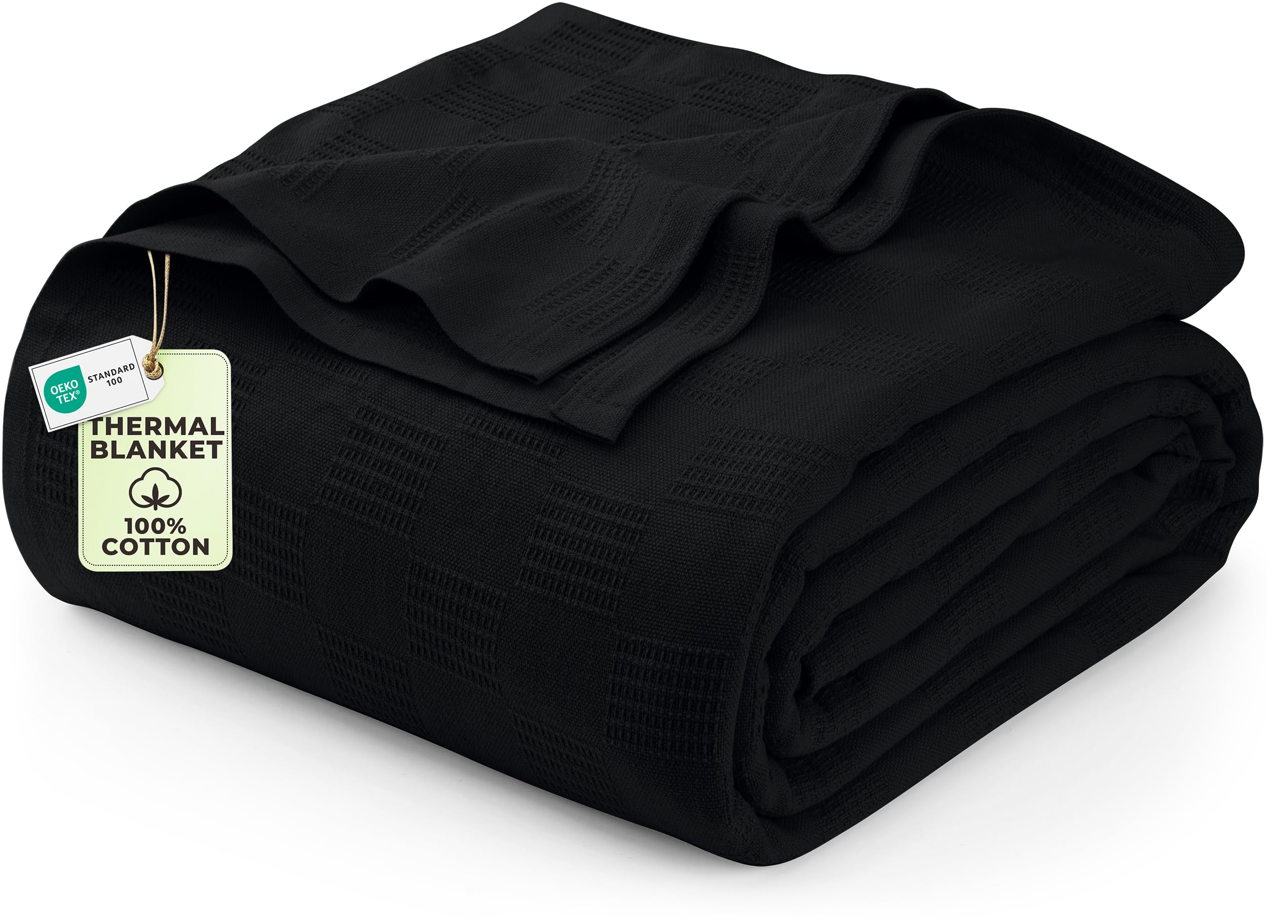 Utopia Bedding Cotton Thermal Blanket for Spring and Summer