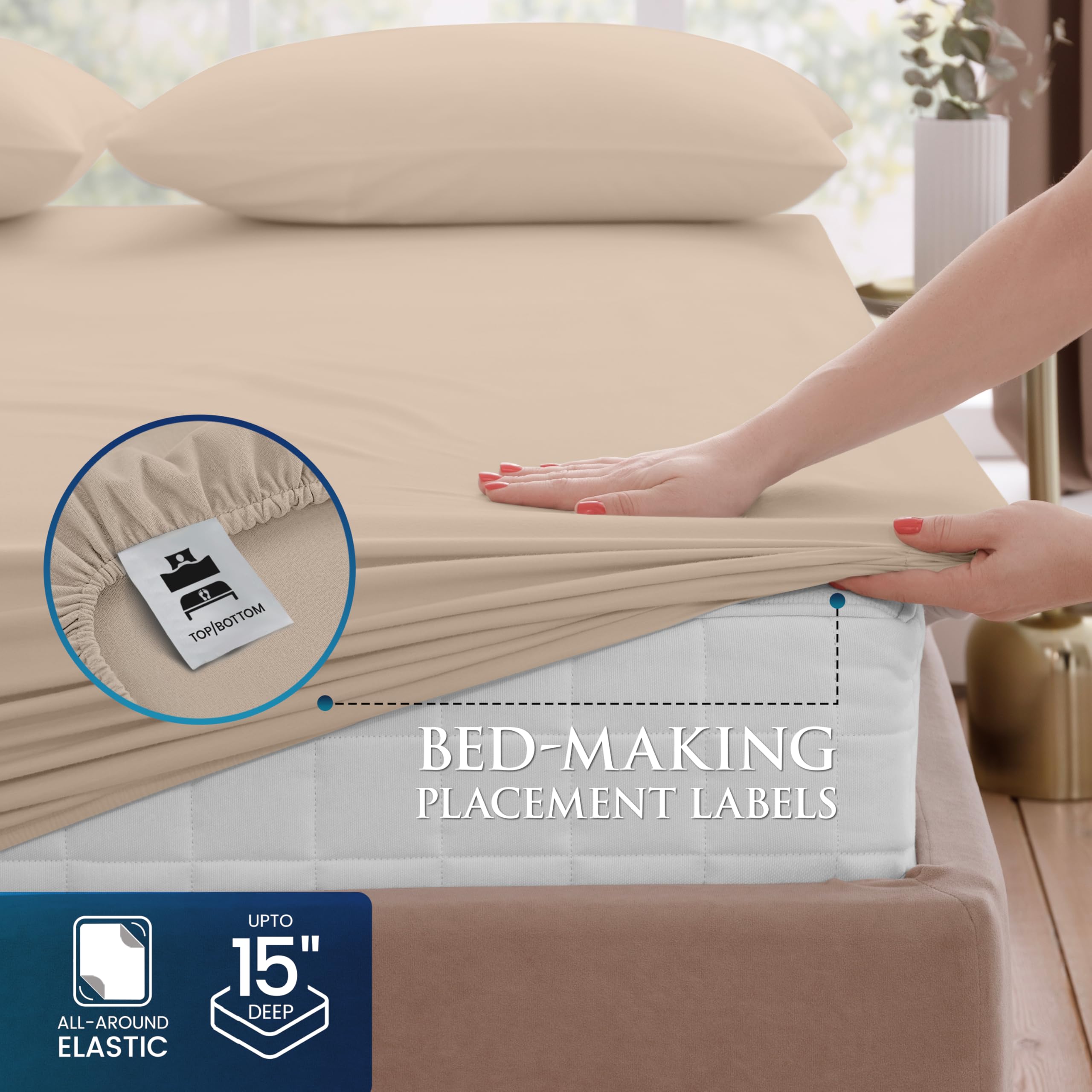 Utopia Bedding Sheet Sets - Easy Care