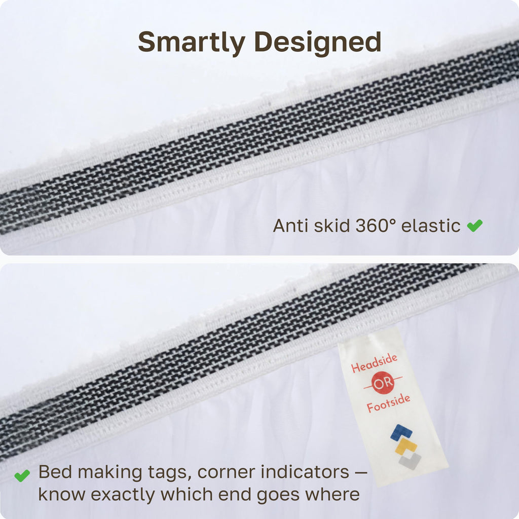 California Design Den 100% Organic Cotton Fitted Sheet Only - Percale Deep Pocket Fitted Sheet, Lightweight, Snug-Fit, Crisp, Durable