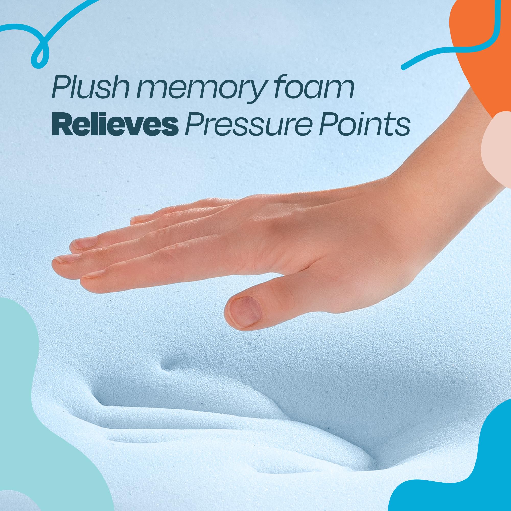 Linenspa Memory Foam Mattress Topper