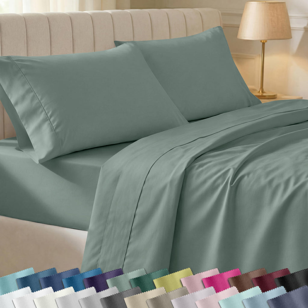 California Design Den 400 TC Sheet Set Pillowcase-and-Sheet-Sets