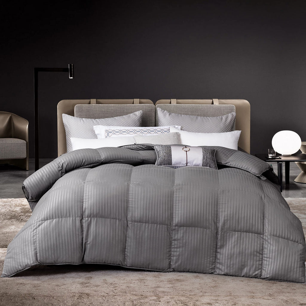 Dorrin Nessin Down Alternative Comforter All Season Duvet Insert,Double Brushed Microfiber Quilt Cover, Box Stitched with Corner Tabs