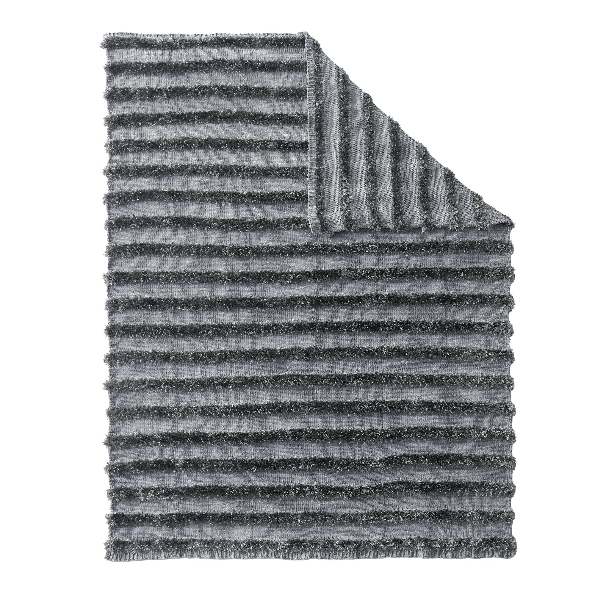 SLEEP ZONE Chenille Throw Blanket for Couch and Bed