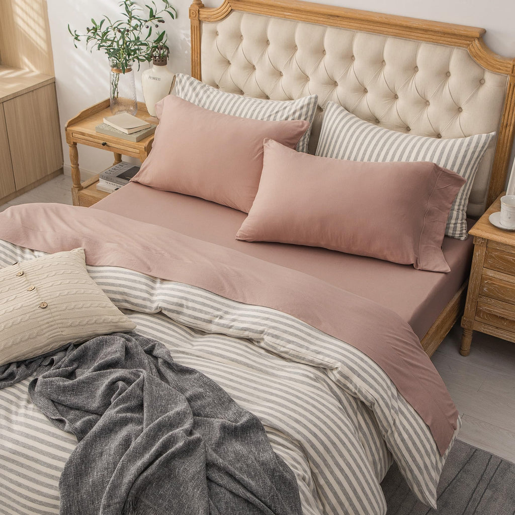 PURE ERA Jersey Knit Sheet Set