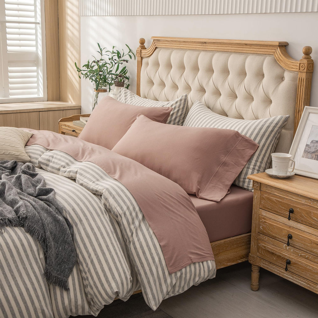 PURE ERA Jersey Knit Sheet Set