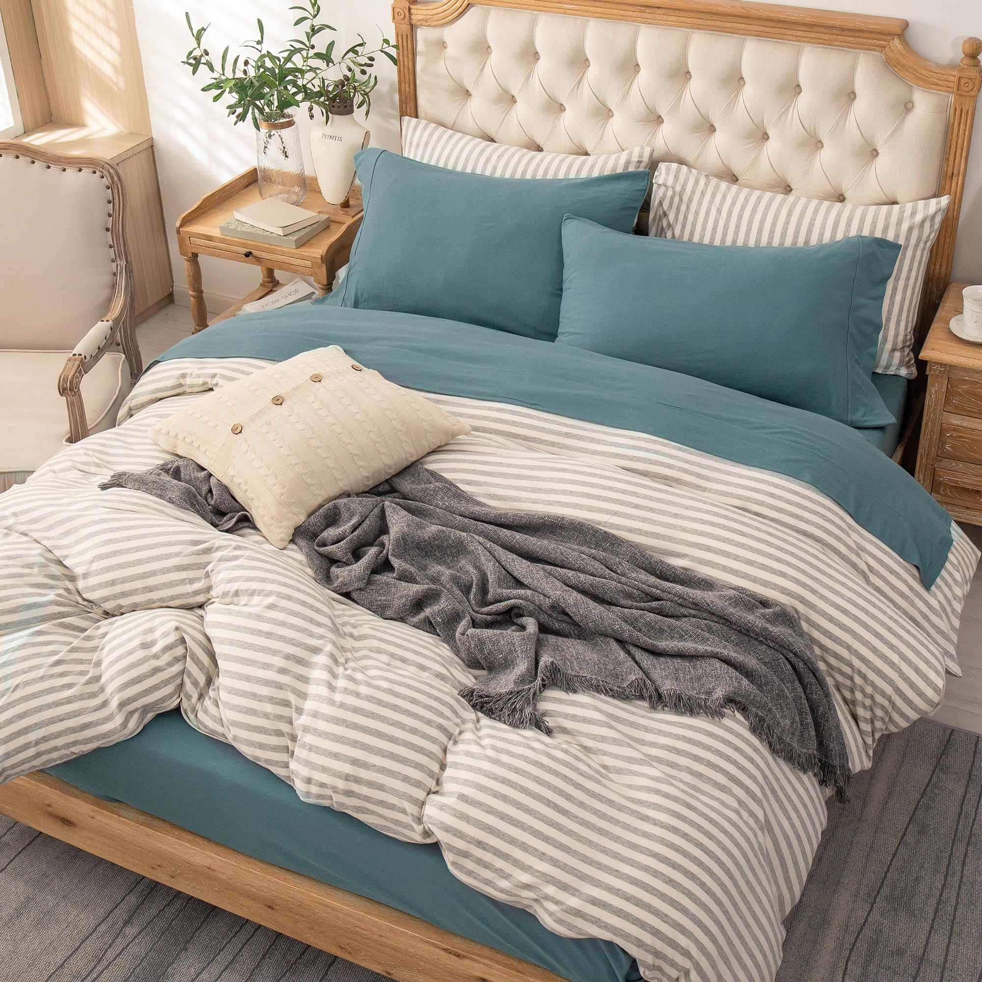 PURE ERA Jersey Knit Sheet Set